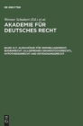 Image for Akademie fur Deutsches Recht, Band III,7, Ausschusse fur Immobiliarkredit, Bodenrecht (allgemeines Grundstucksrecht), Hypothekenrecht und Enteignungsrecht