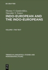 Image for Indo-European and the Indo-Europeans