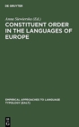 Image for Constituent Order in the Languages of Europe