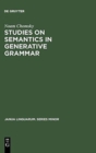 Image for Studies on Semantics in Generative Grammar