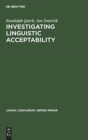 Image for Investigating Linguistic Acceptability