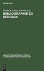 Image for Bibliographie zu Ben Sira
