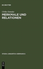 Image for Merkmale und Relationen