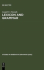 Image for Lexicon and Grammar