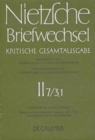 Image for Briefe von und an Friedrich Nietzsche Januar 1875 - Dezember 1879. Gesamtregister zur zweiten Abteilung