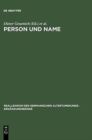 Image for Person und Name