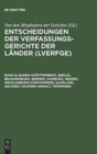 Image for Entscheidungen der Verfassungsgerichte der Lander (LVerfGE), Band 8, Baden-Wurttemberg, Berlin, Brandenburg, Bremen, Hamburg, Hessen, Mecklenburg-Vorpommern, Saarland, Sachsen, Sachsen-Anhalt, Thuring