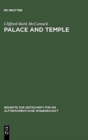 Image for Palace and Temple : A Study of Architectural and Verbal Icons