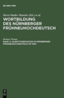 Image for Adjektivderivation im Nurnberger Fruhneuhochdeutsch um 1500