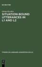 Image for Situation-Bound Utterances in L1 and L2
