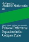 Image for Painleve Differential Equations in the Complex Plane
