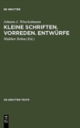 Image for Kleine Schriften • Vorreden • Entwurfe
