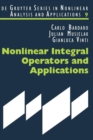 Image for Nonlinear Integral Operators and Applications