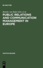 Image for Public Relations and Communication Management in Europe