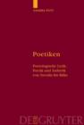 Image for Poetiken : Poetologische Lyrik, Poetik und AEsthetik von Novalis bis Rilke