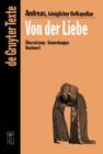 Image for Von der Liebe : Drei Bucher