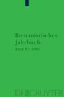 Image for Romanistisches Jahrbuch