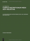 Image for Corpus inscriptionum medii aevi Helvetiae, II, Die Inschriften der Kantone Freiburg, Genf, Jura, Neuenburg und Waadt