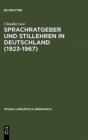 Image for Sprachratgeber und Stillehren in Deutschland (1923-1967)