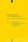 Image for Recht und Frieden in der Philosophie Kants