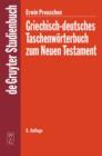 Image for Griechisch-deutsches Taschenwoerterbuch zum Neuen Testament