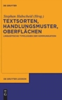 Image for Textsorten, Handlungsmuster, Oberflachen