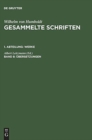 Image for Gesammelte Schriften, Band 8, Ubersetzungen