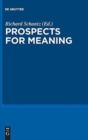 Image for Prospects for Meaning