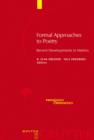 Image for Formal Approaches to Poetry: Recent Developments in Metrics : 11