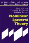 Image for Nonlinear Spectral Theory