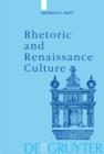 Image for Rhetoric and Renaissance Culture