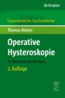 Image for Operative Hysteroskopie: Ein Wegweiser fur die Praxis