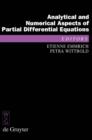 Image for Analytical and Numerical Aspects of Partial Differential Equations: Notes of a Lecture Series