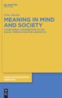 Image for Meaning in mind and society: a functional contribution to the social turn in cognitive linguistics