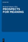 Image for Prospects for meaning