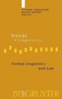 Image for Formal Linguistics and Law