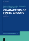Image for Characters of Finite Groups: Volume 1. : Vol. 1.