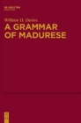 Image for A Grammar of Madurese