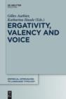 Image for Ergativity, valency and voice