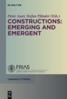 Image for Constructions: Emerging and Emergent : 6