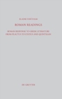 Image for Roman readings  : Roman response to Greek literature from Plautus to Statius and Quintilian