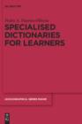 Image for Specialised dictionaries for learners