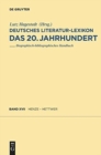 Image for Deutsches Literatur-Lexikon. Das 20. Jahrhundert, Band 17, Henze - Hettwer