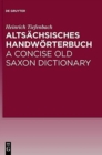 Image for Altsachsisches Handwoerterbuch / A Concise Old Saxon Dictionary
