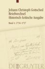Image for 1736-1737: Unter Einschluss des Briefwechsels von Luise Adelgunde Victorie Gottsched