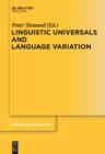 Image for Linguistic Universals and Language Variation
