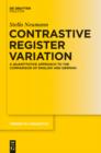 Image for Contrastive Register Variation: A Quantitative Approach to the Comparison of English and German