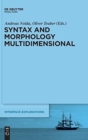 Image for Syntax and Morphology Multidimensional
