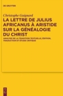 Image for La lettre de Julius Africanus a Aristide sur la genealogie du Christ