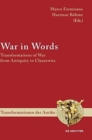 Image for War in Words : Transformations of War from Antiquity to Clausewitz